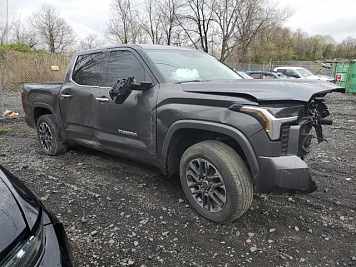 2023 Toyota Tundra LIMITED in Gray - Front Three-Quarter View - BidGoDrive Inventory