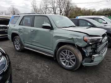 2023 Toyota 4runner SE in Gray - Front Three-Quarter View - BidGoDrive Inventory
