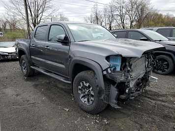 2023 Toyota Tacoma TRD in Gray - Front Three-Quarter View - BidGoDrive Inventory