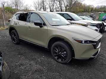 2024 Mazda Cx-5 CARBON TURBO in Brown - Front Three-Quarter View - BidGoDrive Inventory