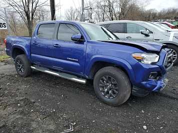 2023 toyota tacoma  in Blue- Front Three-Quarter View - BidGoDrive Inventory
