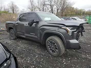 2023 toyota tundra LIMITED in Gray- Front Three-Quarter View - BidGoDrive Inventory