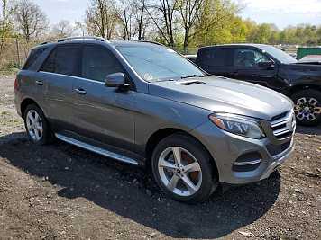 2018 mercedes-benz gle-350 4MATIC in Gray- Front Three-Quarter View - BidGoDrive Inventory