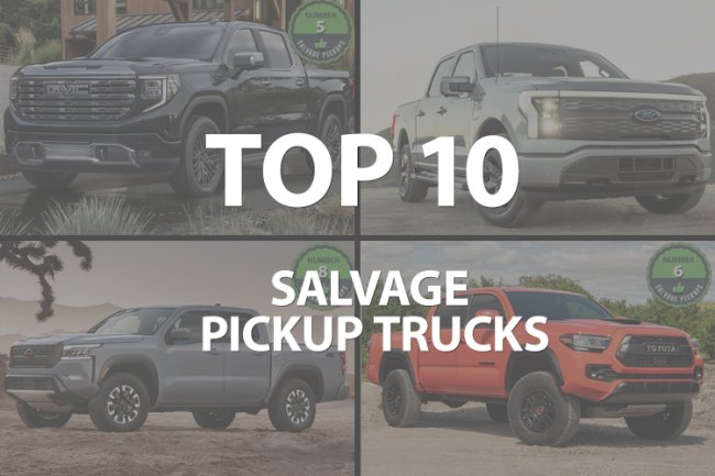 Top Salvage Pickup Trucks to Consider 2024