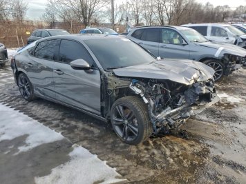 2025 acura integra A-SPEC in Gray - Front Three-Quarter View - BidGoDrive Inventory