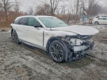 2024 acura zdx A-SPEC in White - Front Three-Quarter View - BidGoDrive Inventory