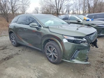 2025 lexus rx-350h  in Green - Front Three-Quarter View - BidGoDrive Inventory