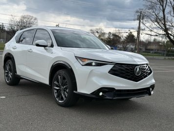 2025 acura adx A-SPEC in White - Front Three-Quarter View - BidGoDrive Inventory