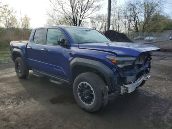2024 toyota tacoma TRD OFF-ROAD in Blue - Front Three-Quarter View - BidGoDrive Inventory