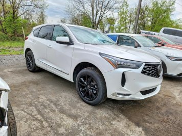 2025 acura rdx  in White - Front Three-Quarter View - BidGoDrive Inventory