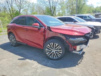 2025 lexus rx-350h PREMIUM+ in Red - Front Three-Quarter View - BidGoDrive Inventory