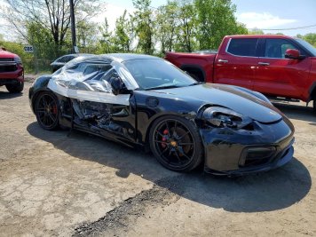 2016 porsche cayman GTS in Black - Front Three-Quarter View - BidGoDrive Inventory
