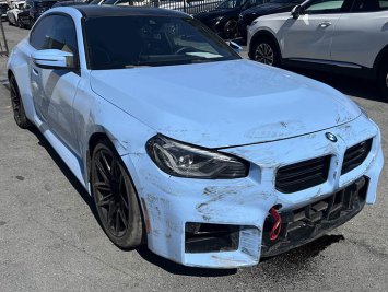 2024 bmw m2  in Blue - Front Three-Quarter View - BidGoDrive Inventory