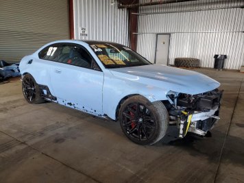 2024 bmw m2  in Blue - Front Three-Quarter View - BidGoDrive Inventory