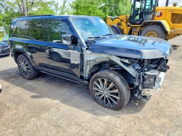 2025 lexus gx-550 LUXURY in Black - Front Three-Quarter View - BidGoDrive Inventory