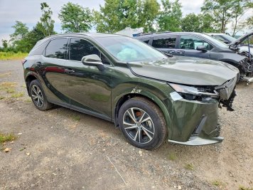 2025 lexus rx-350h  in Green - Front Three-Quarter View - BidGoDrive Inventory