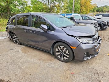2026 honda odyssey EXL in Gray - Front Three-Quarter View - BidGoDrive Inventory