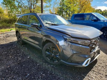 2026 honda cr-v SPORT TOURING in Gray - Front Three-Quarter View - BidGoDrive Inventory