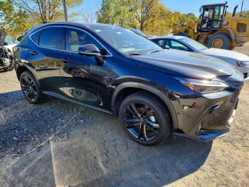 2026 lexus nx-450h  in Gray - Front Three-Quarter View - BidGoDrive Inventory