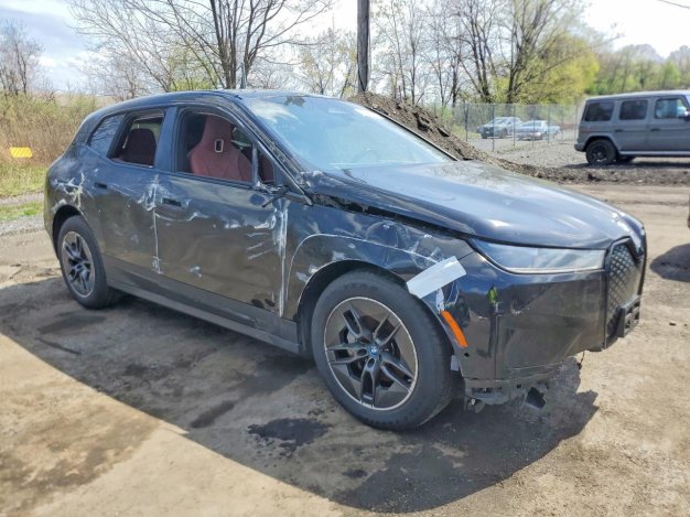 2024 BMW IX XDRIVE50 in Black - Front Three-Quarter View - BidGoDrive Inventory