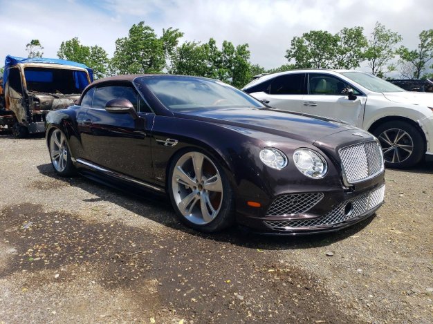 2016 Bentley Continental GT V8 S in Brown - Front Three-Quarter View - BidGoDrive Inventory
