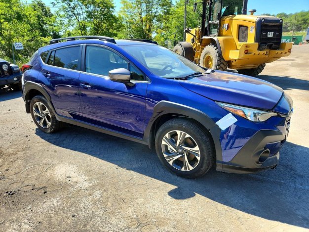 2024 Subaru Crosstrek  in Blue - Front Three-Quarter View - BidGoDrive Inventory