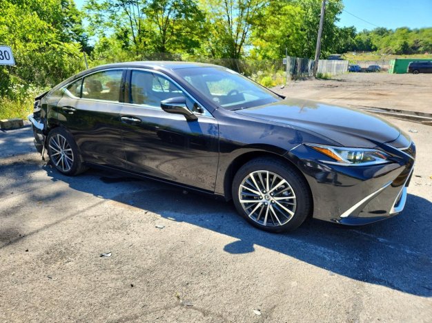 2024 Lexus ES 350  in Gray - Front Three-Quarter View - BidGoDrive Inventory