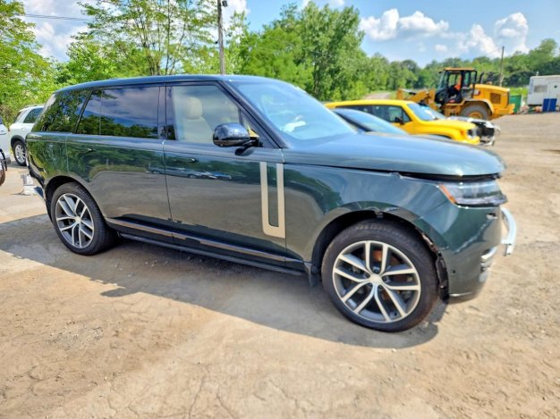 2025 LAND ROVER ROVER RANGE SE in Green - Front Three-Quarter View - BidGoDrive Inventory