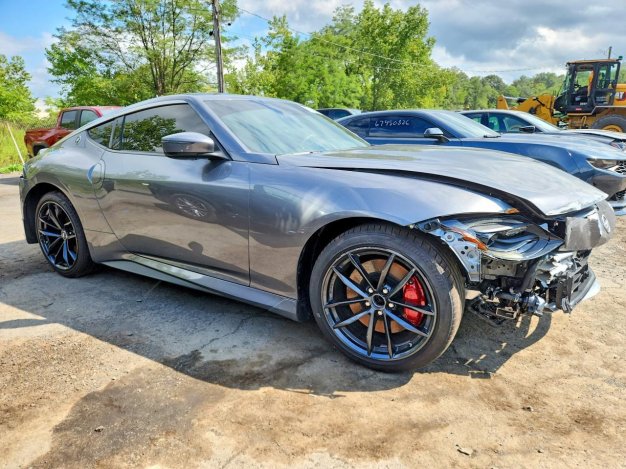 2026 Nissan Z PERFORMANCE in Gray - Front Three-Quarter View - BidGoDrive Inventory