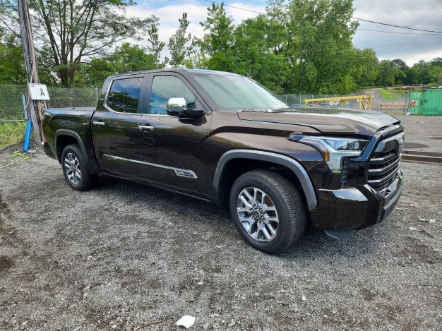 2024 Toyota Tundra 1794 EDITION HV in Brown - Front Three-Quarter View - BidGoDrive Inventory