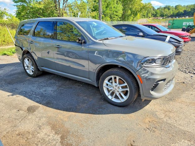 2026 Dodge Durango GT in Gray - Front Three-Quarter View - BidGoDrive Inventory