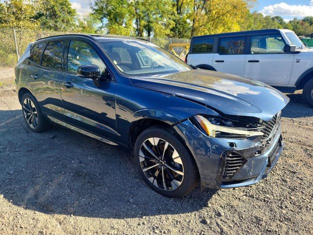 2026 Volvo Xc60  in Blue - Front Three-Quarter View - BidGoDrive Inventory