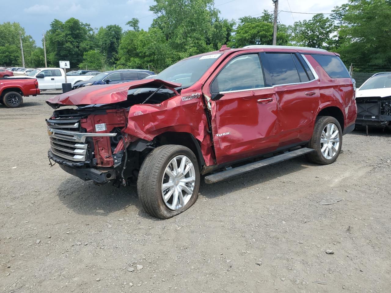 Salvage 2021 Chevrolet Tahoe High Country