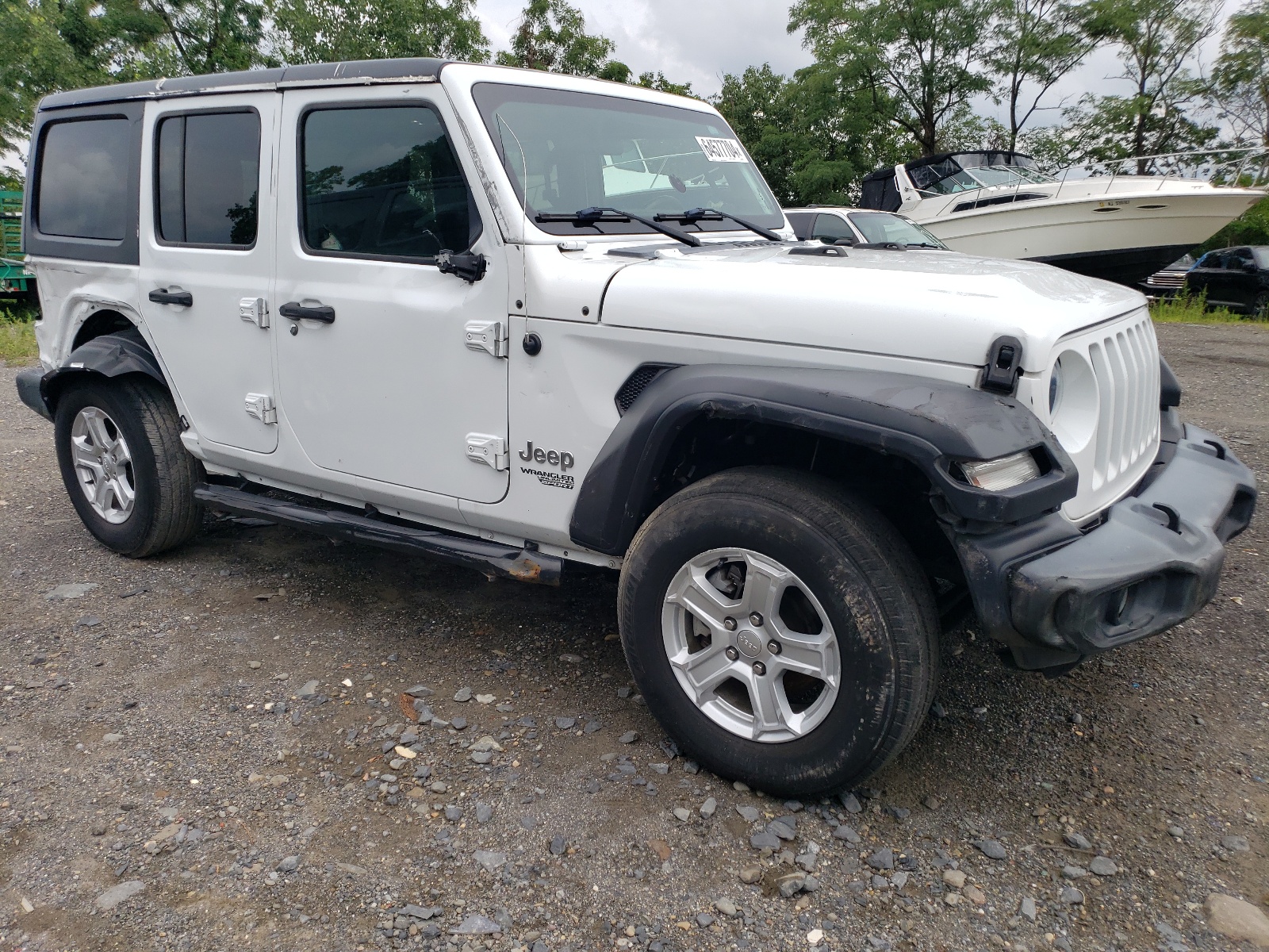 Salvage 2019 Jeep Wrangler UNLIMITED SPORT