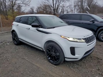2023 land-rover evoque SE in White - Front Three-Quarter View - BidGoDrive Inventory