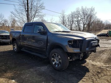 2021 ram 1500 REBEL in Gray - Front Three-Quarter View - BidGoDrive Inventory