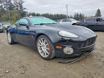 2005 aston-martin vanquish S in Black - Front Three-Quarter View - BidGoDrive Inventory