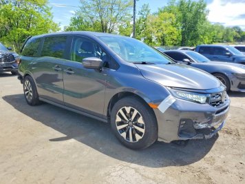 2025 honda odyssey EXL in Gray - Front Three-Quarter View - BidGoDrive Inventory