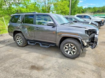 2023 toyota 4runner TRD OFF-ROAD PREMIUM in Gray - Front Three-Quarter View - BidGoDrive Inventory