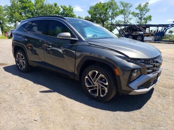 2025 hyundai tucson HYBRID LIMITED in Gray - Front Three-Quarter View - BidGoDrive Inventory