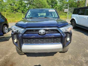 2019 toyota 4runner TRD OFF-ROAD in Blue - Front Three-Quarter View - BidGoDrive Inventory