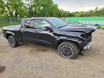 2025 toyota tacoma TRD SPORT in Black - Front Three-Quarter View - BidGoDrive Inventory