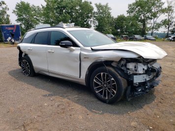 2024 acura zdx A-SPEC in White - Front Three-Quarter View - BidGoDrive Inventory
