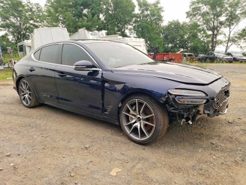 2026 genesis g70  in Blue - Front Three-Quarter View - BidGoDrive Inventory