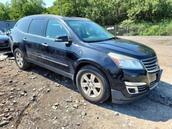 2017 chevrolet traverse PREMIER in Black - Front Three-Quarter View - BidGoDrive Inventory