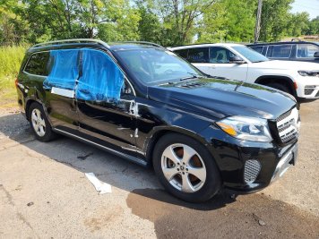 2019 mercedes-benz gls-450 4matic in Black - Front Three-Quarter View - BidGoDrive Inventory