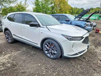 2024 acura mdx A-SPEC in White - Front Three-Quarter View - BidGoDrive Inventory