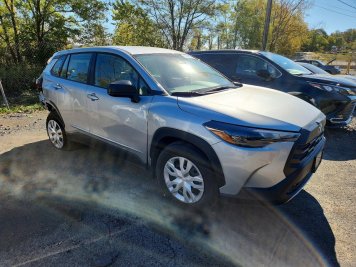 2026 toyota corolla-cross  in Silver - Front Three-Quarter View - BidGoDrive Inventory