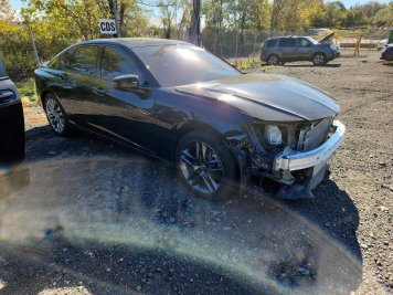 2025 acura tlx A-SPEC in Black - Front Three-Quarter View - BidGoDrive Inventory