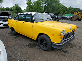 Salvage 1979 Checker Marathon  - Yellow Sedan - Front Three-Quarter View